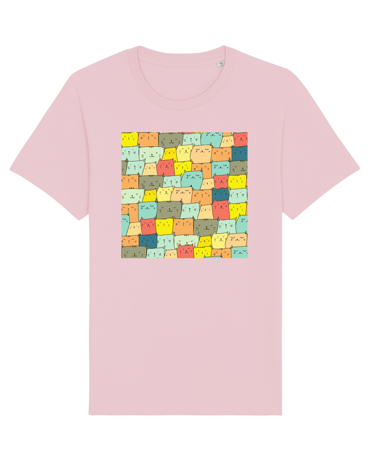 Tricou mânecă scurtă Unisex Rocker Cotton Pink