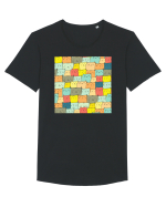 Funny Cats Cartoons Tricou mânecă scurtă guler larg Bărbat Skater