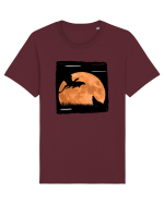 Moon dragon and wolf  Tricou mânecă scurtă Unisex Rocker