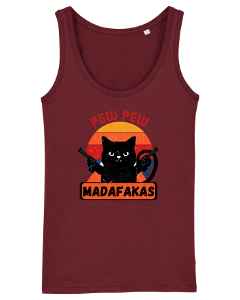 Pew Pew Madafakas Cat Burgundy
