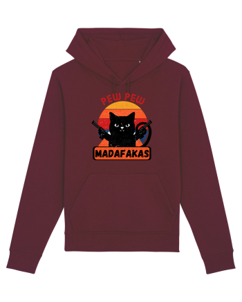 Pew Pew Madafakas Cat Burgundy
