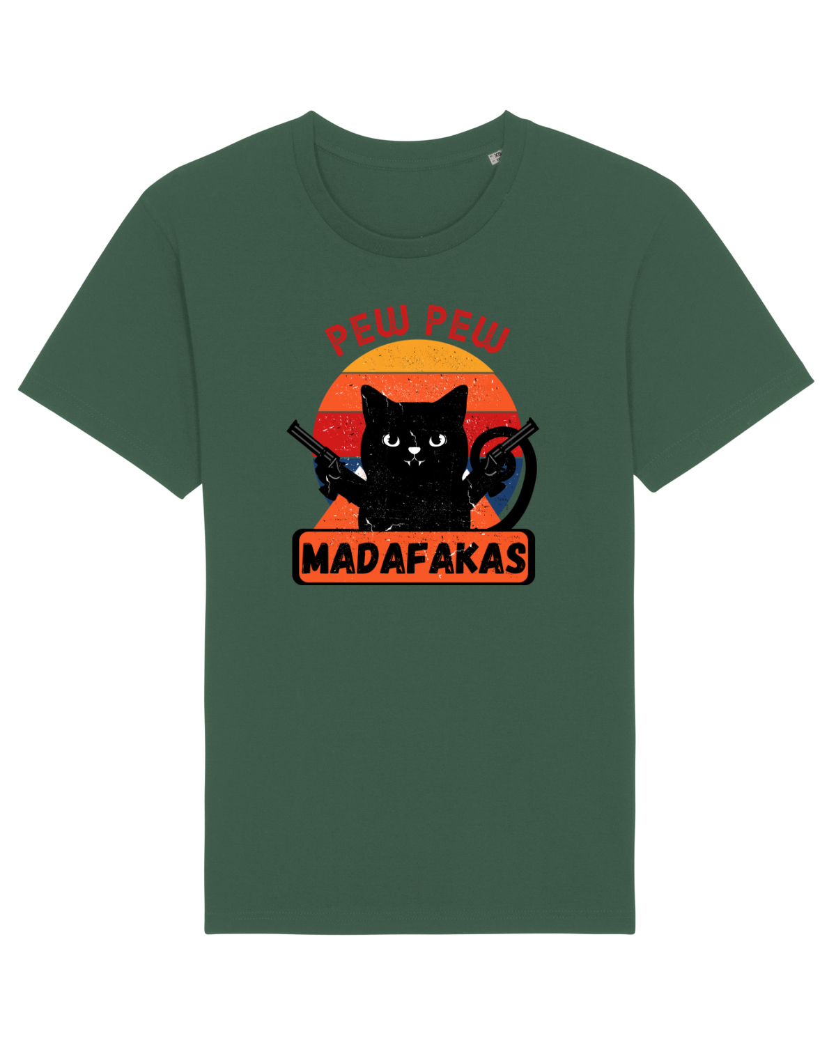 Tricou mânecă scurtă Unisex Rocker Bottle Green