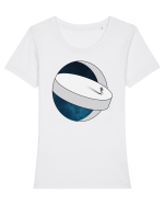 New Space Tricou mânecă scurtă guler larg fitted Damă Expresser