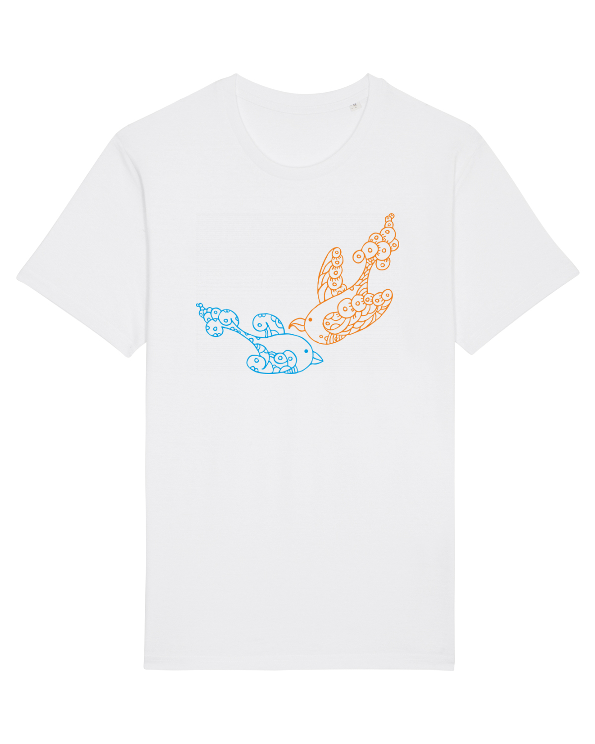 Tricou mânecă scurtă Unisex Rocker White
