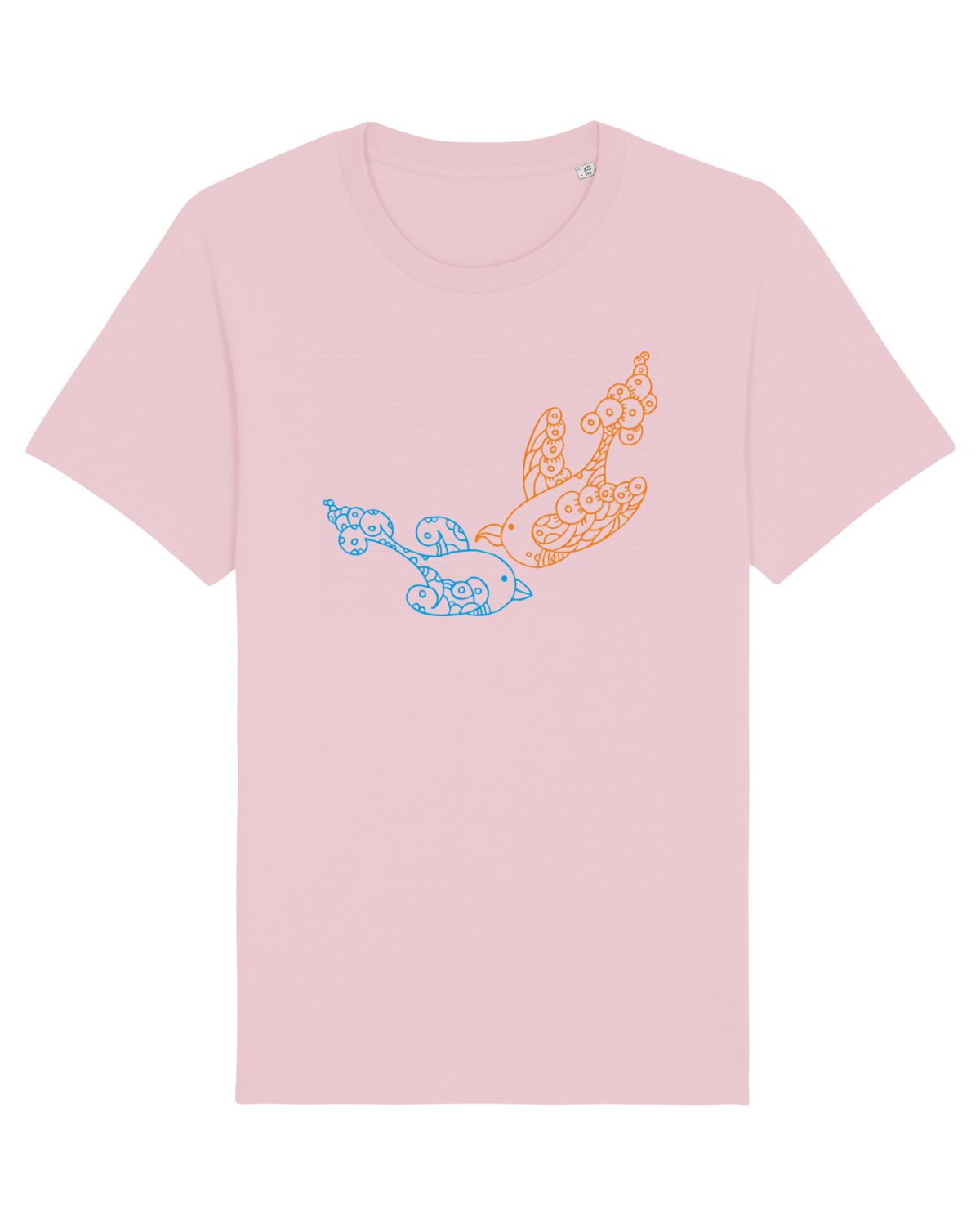 Tricou mânecă scurtă Unisex Rocker Cotton Pink