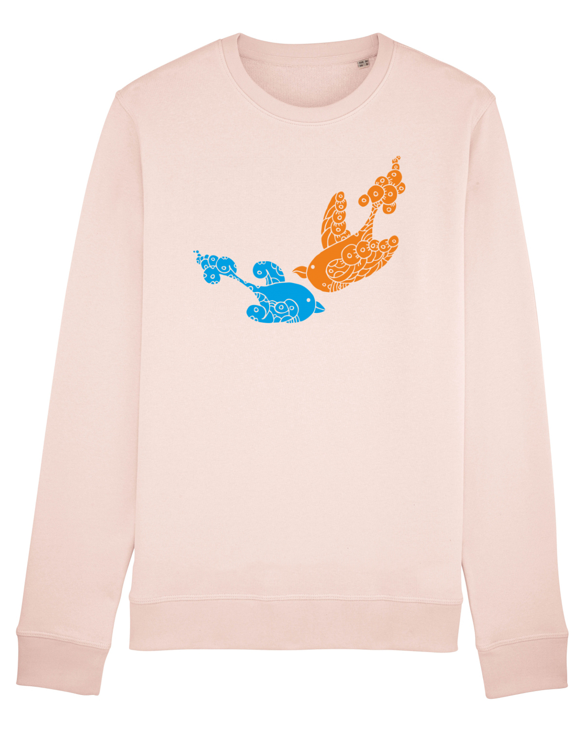 Bluză mânecă lungă Unisex Rise Candy Pink