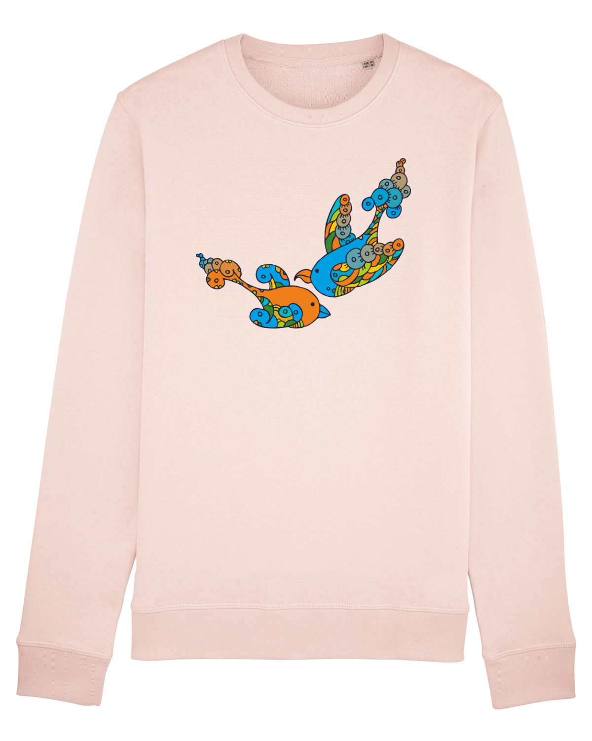 Bluză mânecă lungă Unisex Rise Candy Pink