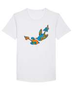 birdyes_II-3 Tricou mânecă scurtă guler larg Bărbat Skater