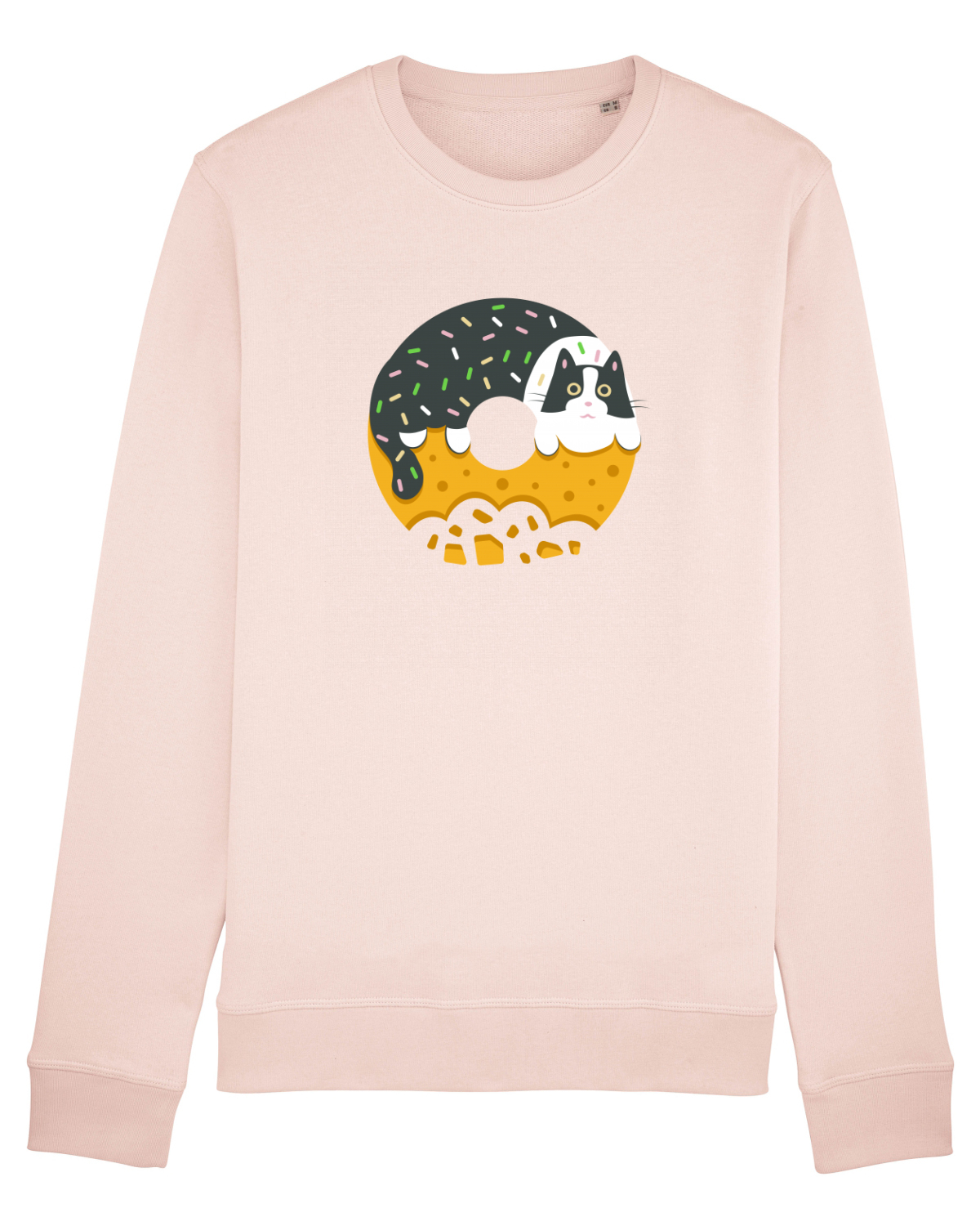 Bluză mânecă lungă Unisex Rise Candy Pink