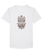 Without Chocolate! Tricou mânecă scurtă guler larg Bărbat Skater