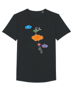 birdyStage_I-3 Tricou mânecă scurtă guler larg Bărbat Skater