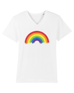 Rainbow Tricou mânecă scurtă guler V Bărbat Presenter