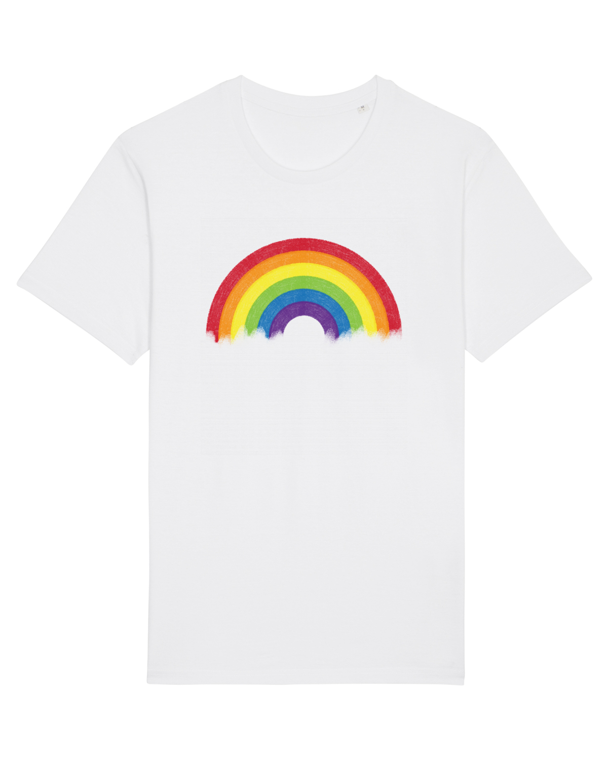 Tricou mânecă scurtă Unisex Rocker White