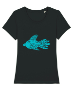 birdy_I-2 Tricou mânecă scurtă guler larg fitted Damă Expresser