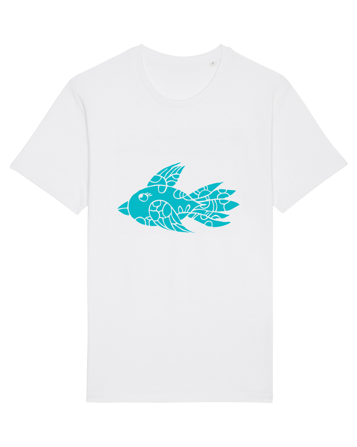 Tricou mânecă scurtă Unisex Rocker White