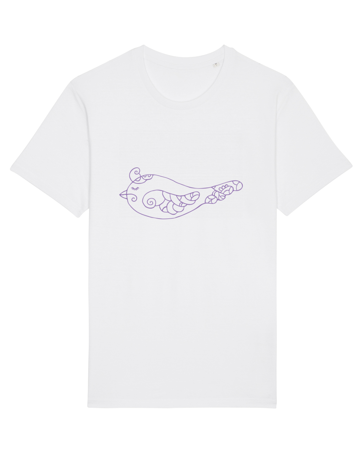 Tricou mânecă scurtă Unisex Rocker White