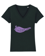birdy_II-2 Tricou mânecă scurtă guler V Damă Evoker