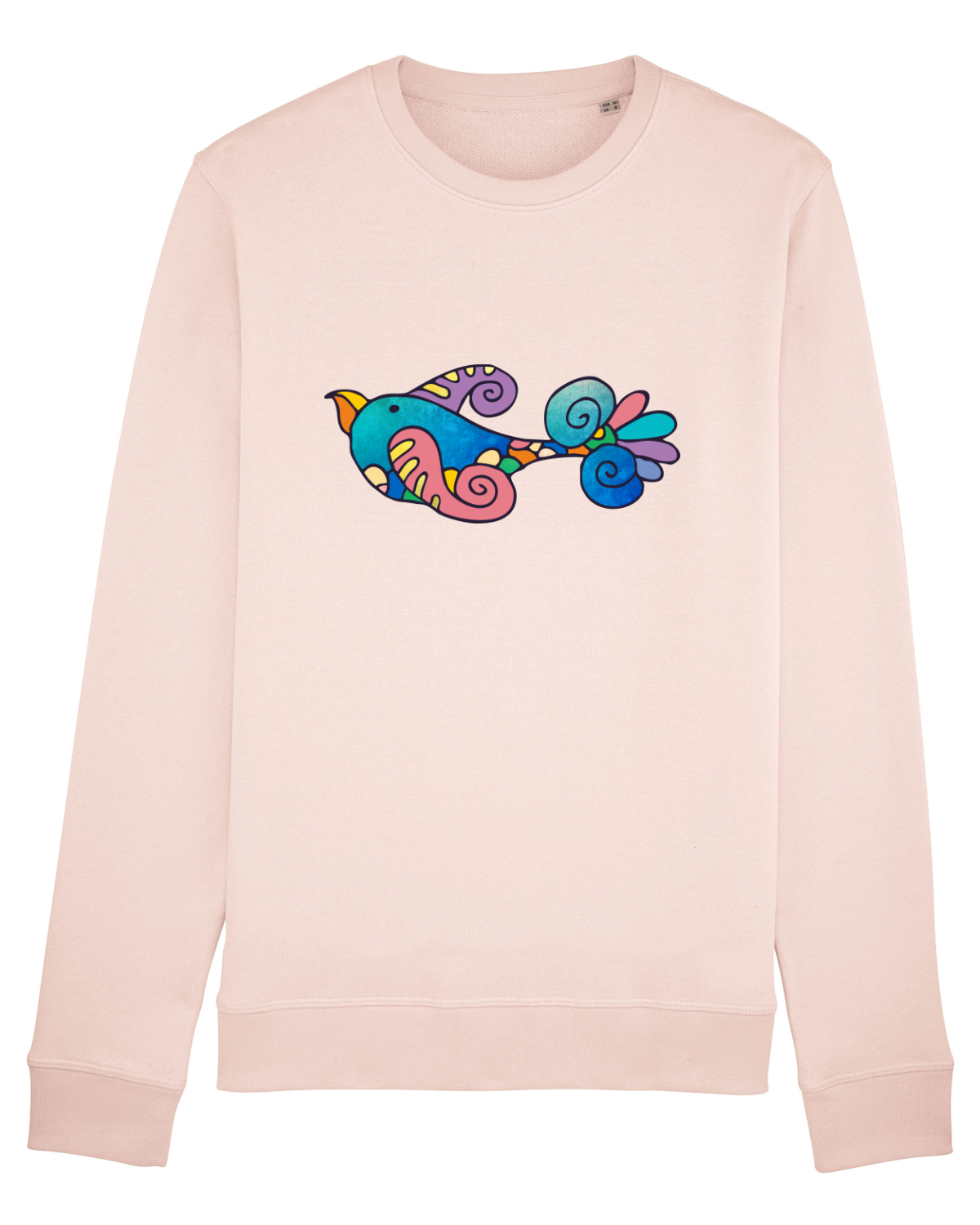 Bluză mânecă lungă Unisex Rise Candy Pink