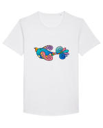 birdy_III-3 Tricou mânecă scurtă guler larg Bărbat Skater