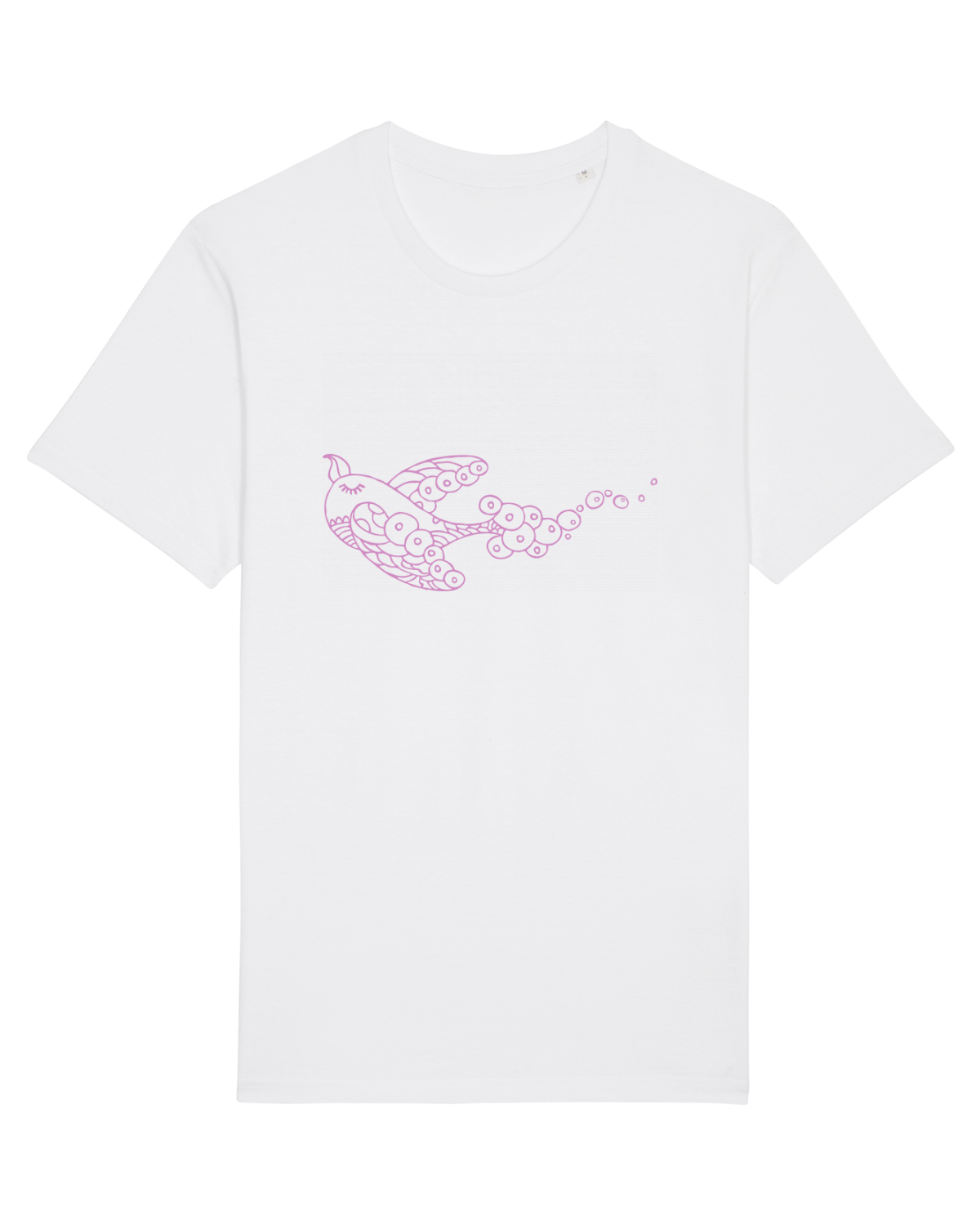 Tricou mânecă scurtă Unisex Rocker White