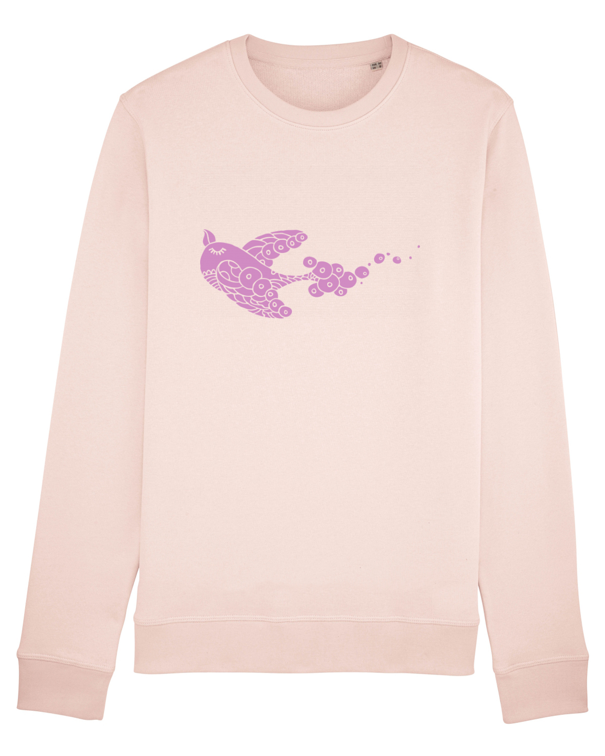 Bluză mânecă lungă Unisex Rise Candy Pink