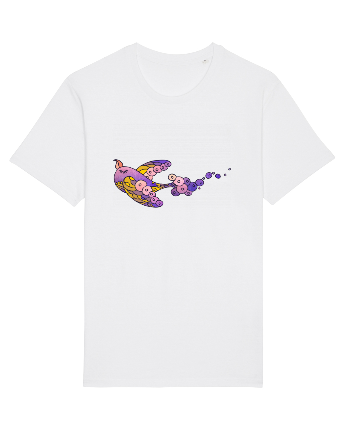 Tricou mânecă scurtă Unisex Rocker White