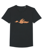 birdy_V-2 Tricou mânecă scurtă guler larg Bărbat Skater
