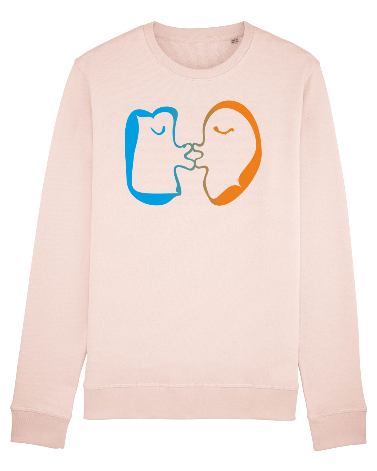Bluză mânecă lungă Unisex Rise Candy Pink