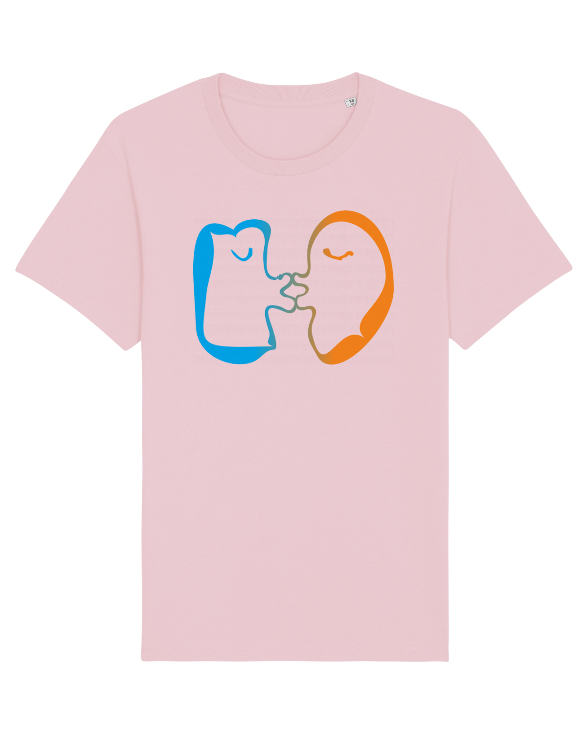 Tricou mânecă scurtă Unisex Rocker Cotton Pink