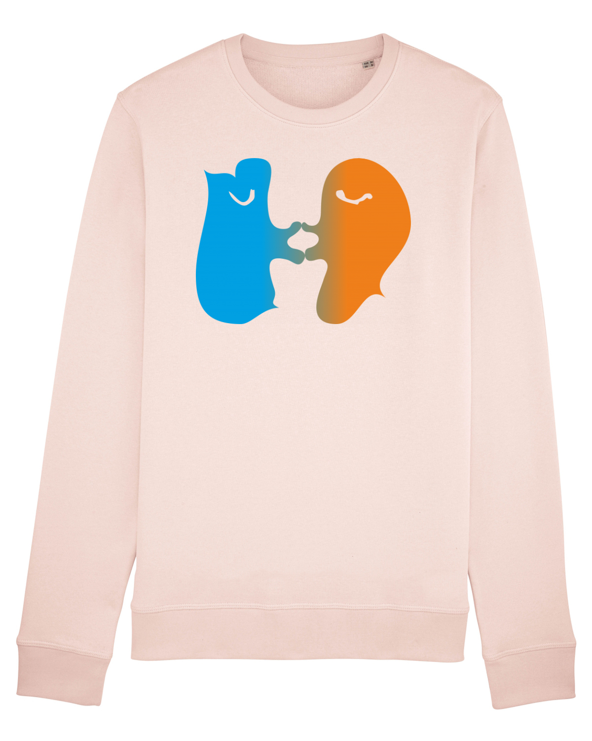Bluză mânecă lungă Unisex Rise Candy Pink