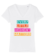 Contează Tricou mânecă scurtă guler V Damă Evoker