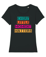Contează Tricou mânecă scurtă guler larg fitted Damă Expresser
