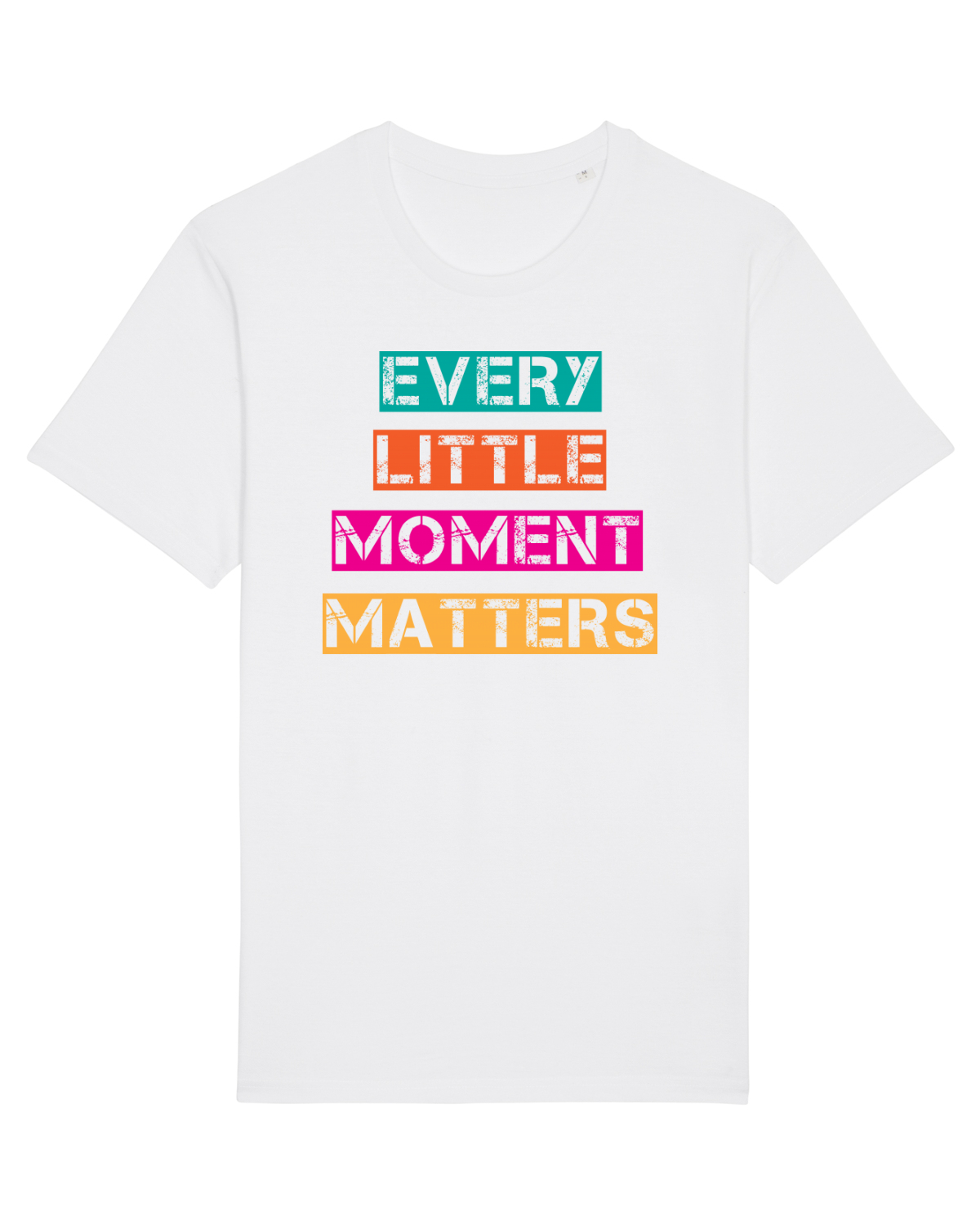 Tricou mânecă scurtă Unisex Rocker White