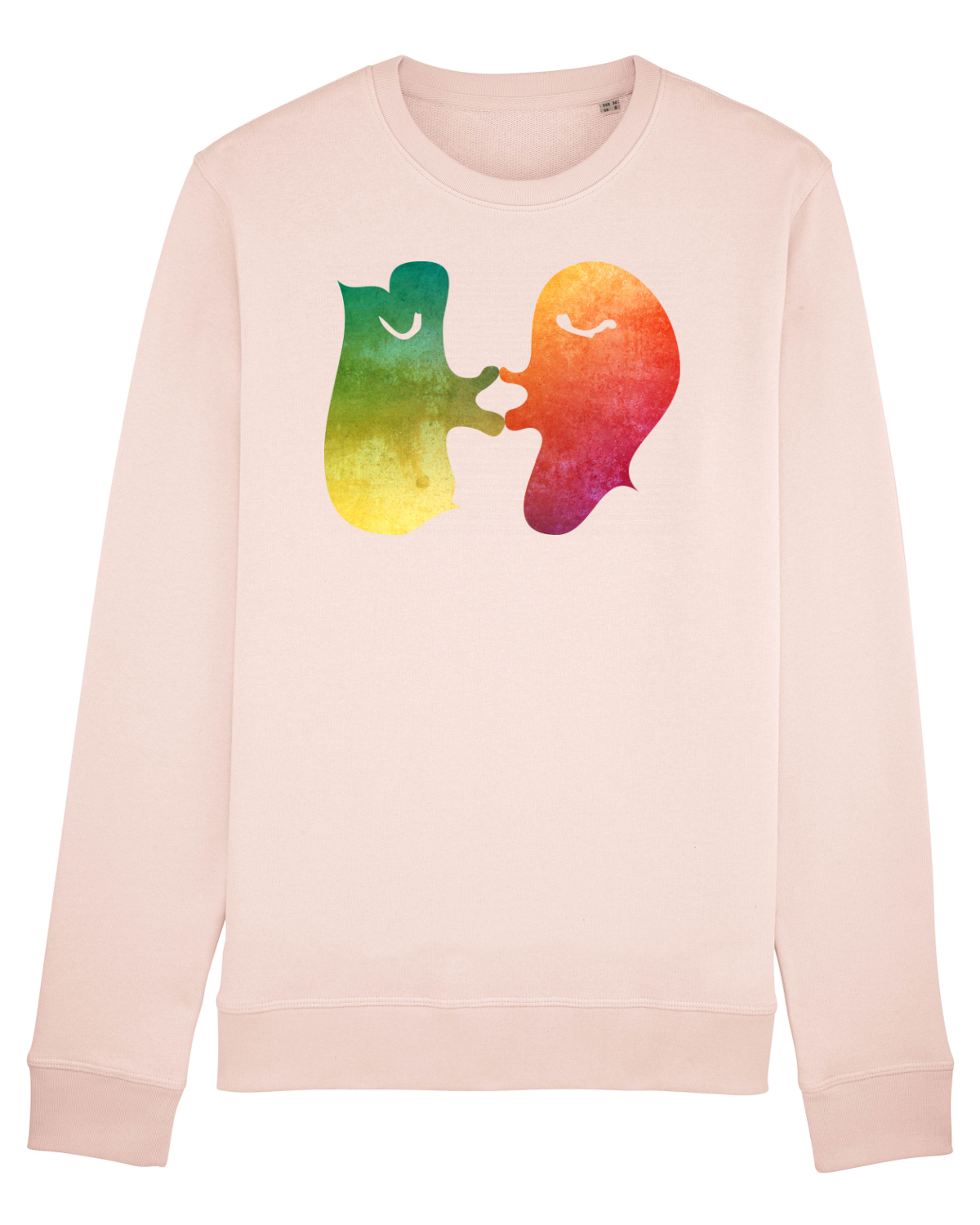 Bluză mânecă lungă Unisex Rise Candy Pink