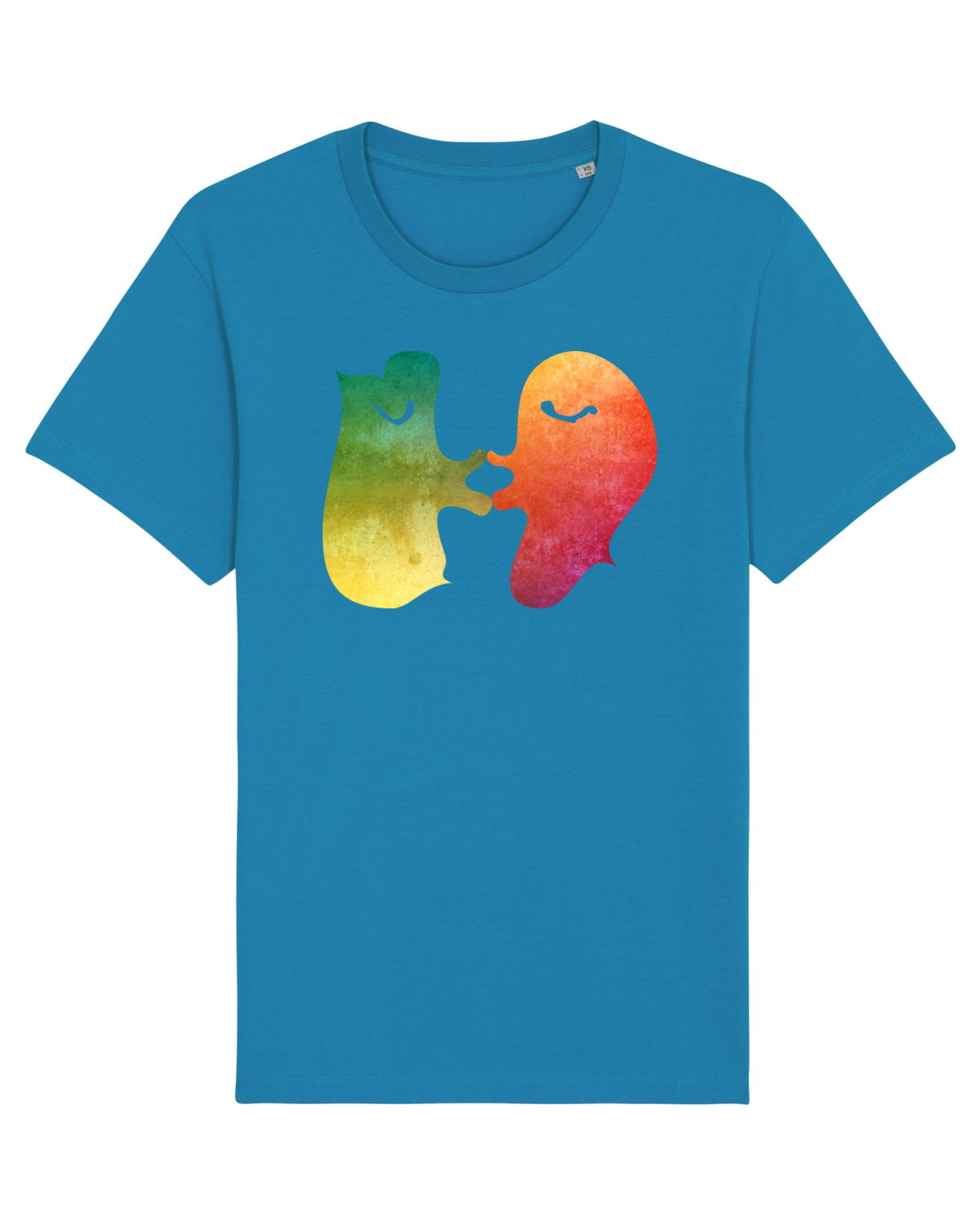 Tricou mânecă scurtă Unisex Rocker Azur