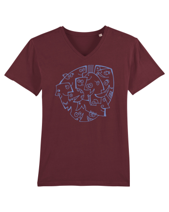 faces_I-1 Burgundy