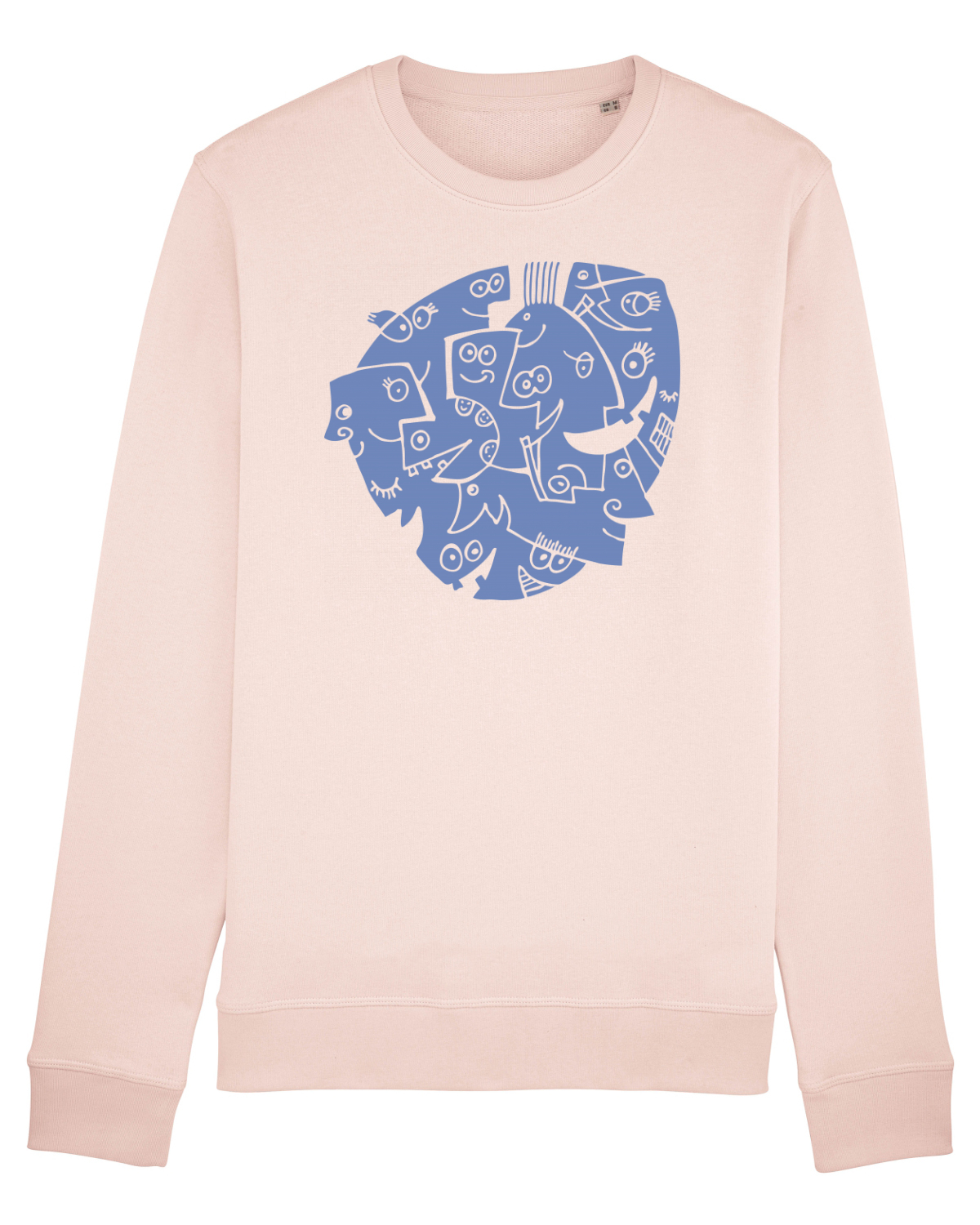 Bluză mânecă lungă Unisex Rise Candy Pink