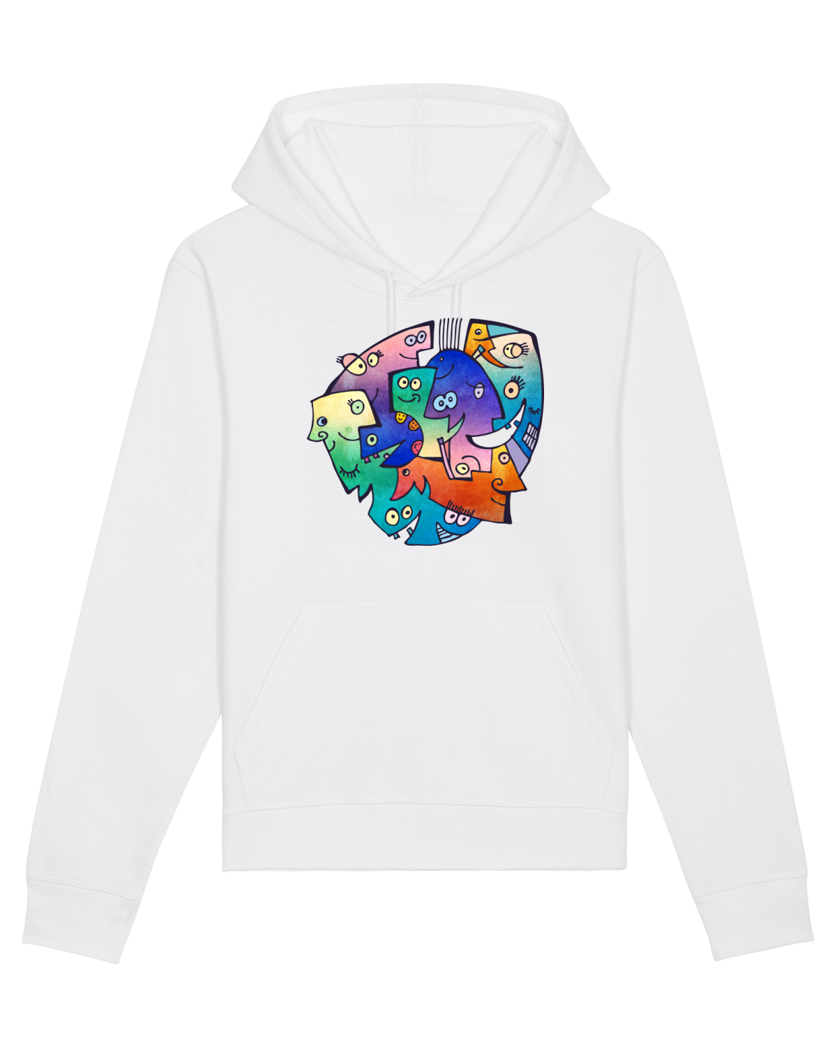 Hanorac Unisex Drummer White