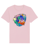 faces_I-3 Tricou mânecă scurtă Unisex Rocker