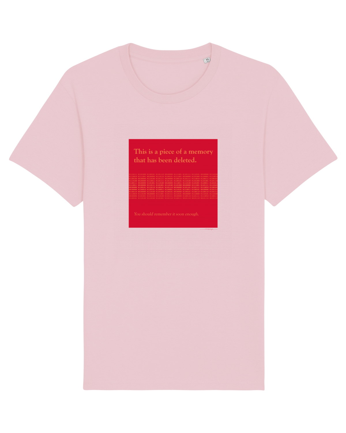 Tricou mânecă scurtă Unisex Rocker Cotton Pink