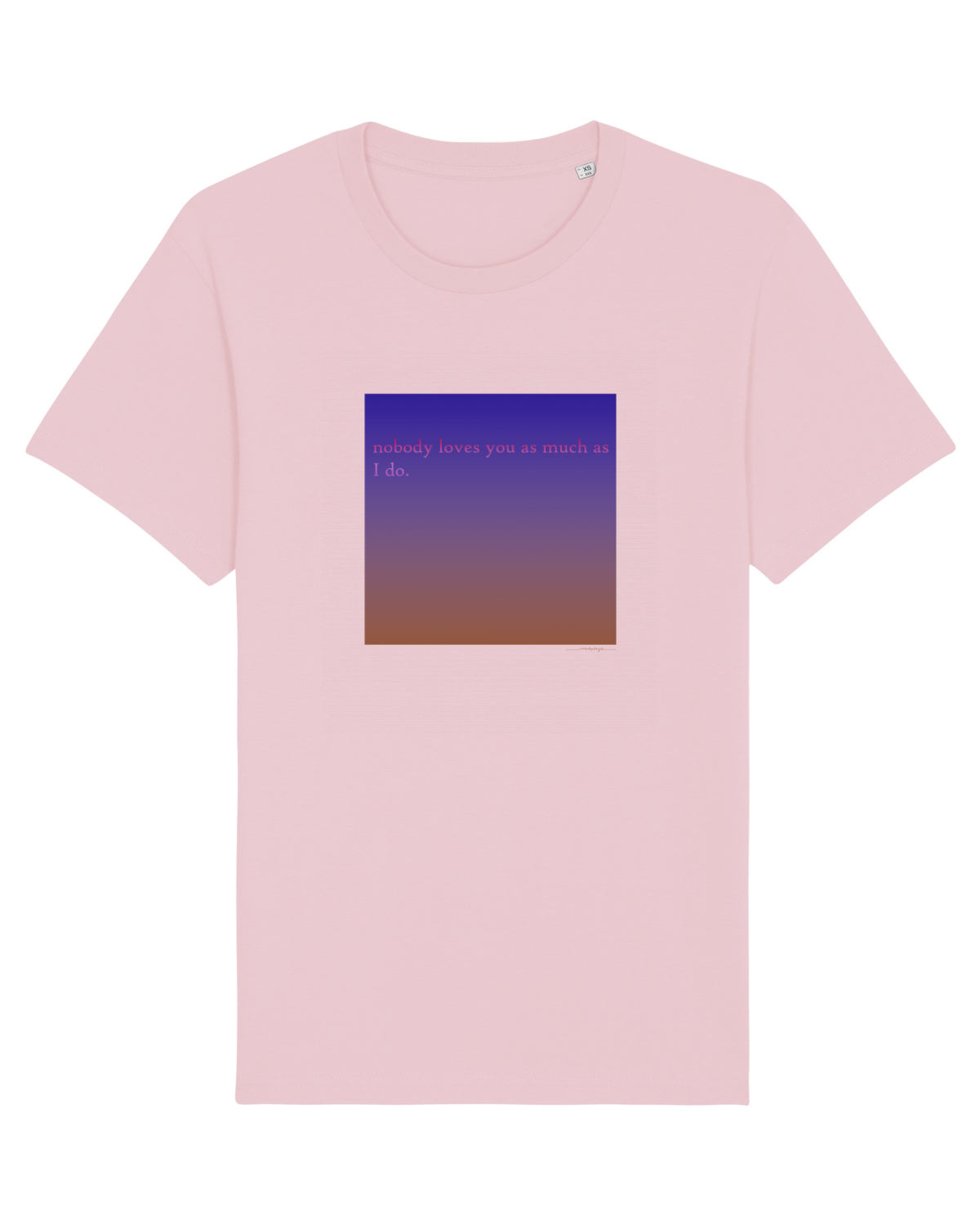 Tricou mânecă scurtă Unisex Rocker Cotton Pink