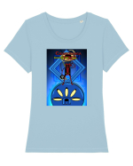 Chimichanga Rime Tricou mânecă scurtă guler larg fitted Damă Expresser