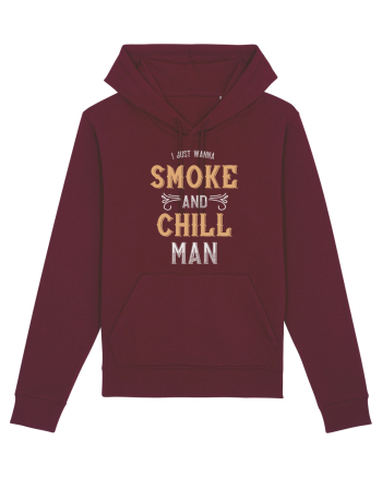 Smoke and Chill Burgundy