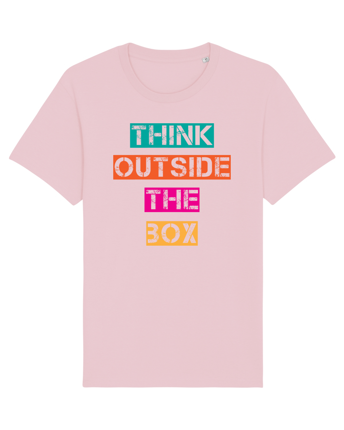 Tricou mânecă scurtă Unisex Rocker Cotton Pink