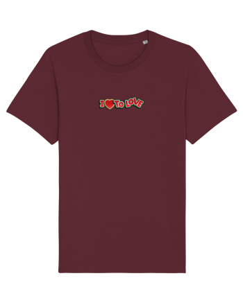 I Love To Love Burgundy