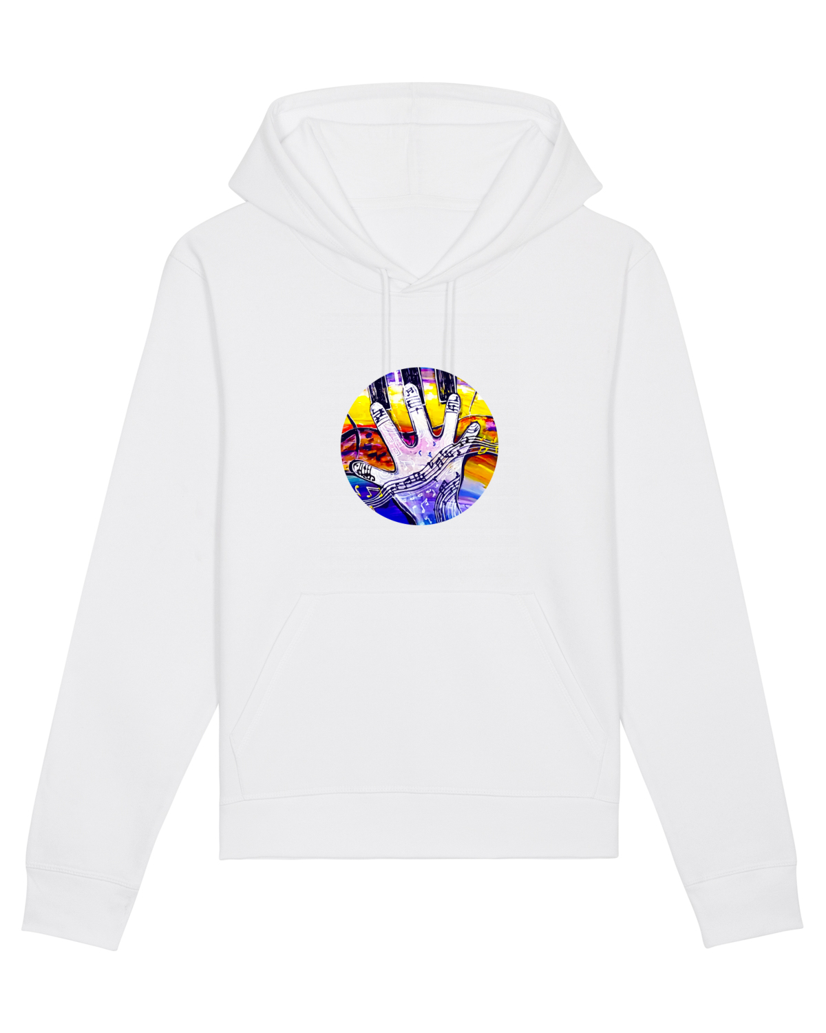 Hanorac Unisex Drummer White