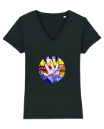 Feeling music Tricou mânecă scurtă guler V Damă Evoker