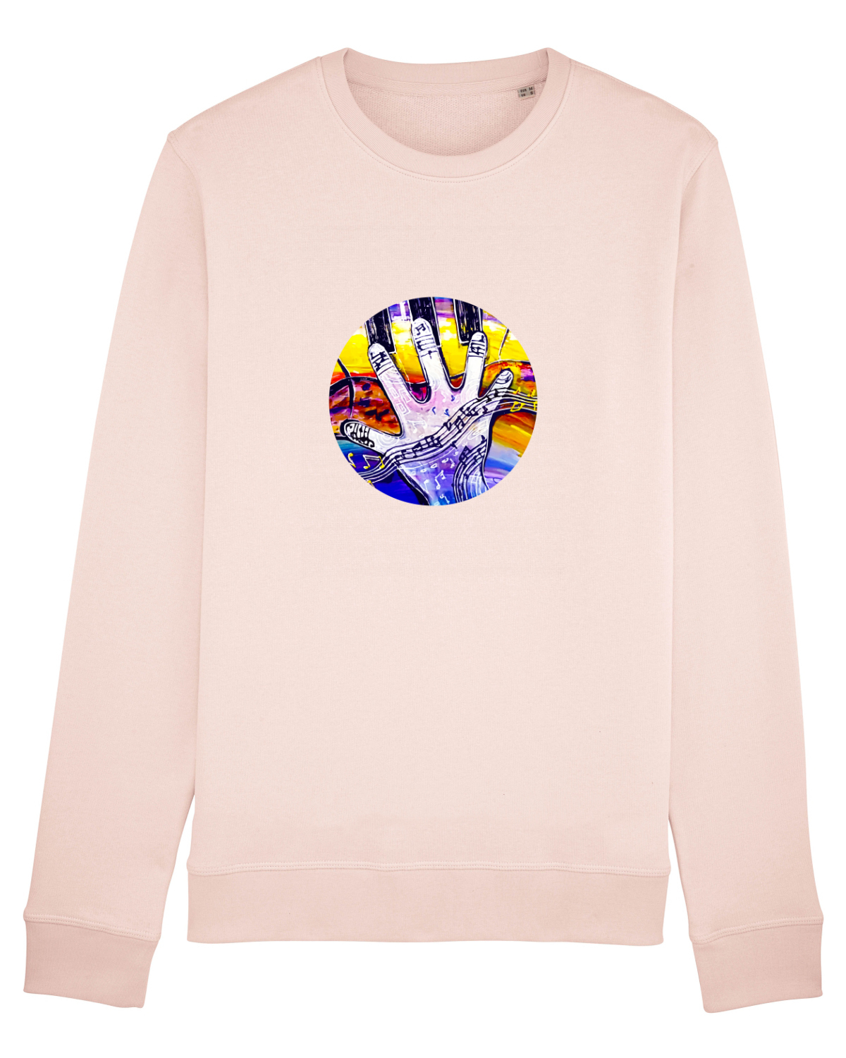Bluză mânecă lungă Unisex Rise Candy Pink