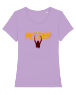 Don't think, it's a trap! Tricou mânecă scurtă guler larg fitted Damă Expresser