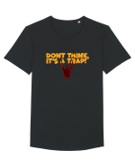 Don't think, it's a trap! Tricou mânecă scurtă guler larg Bărbat Skater